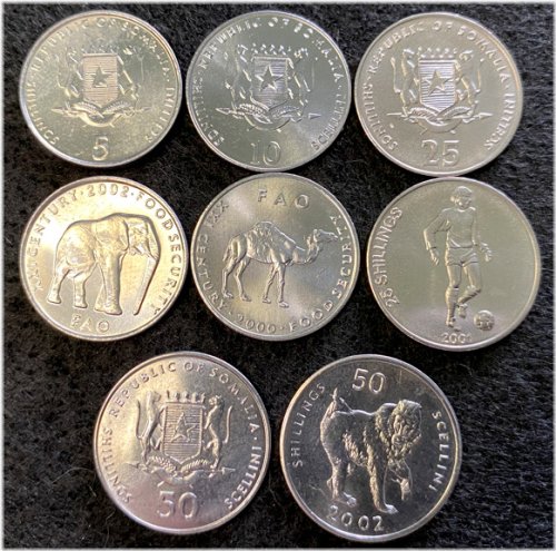Somalia Shilling Coin Set