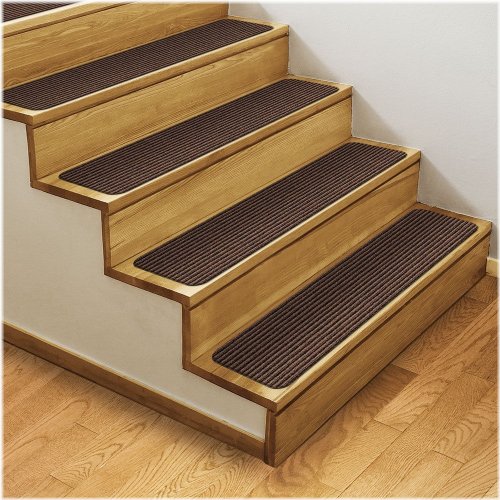 Bittersweet Brown Double-Ribbed Stair Treads