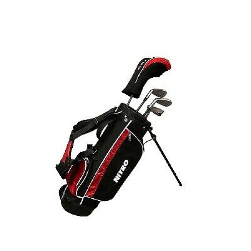 Junior Nitro Blaster 6-Piece Golf Set in Black/Red