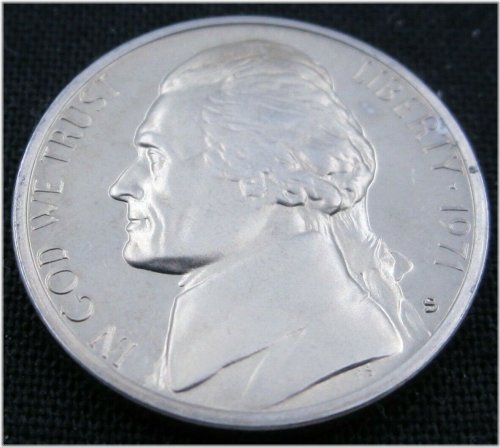 1971 S Proof Jefferson Nickel - BU - Uncirculated
