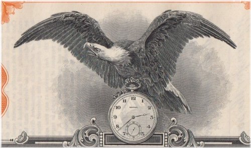 Waltham Watch Company Investment Certificate Set