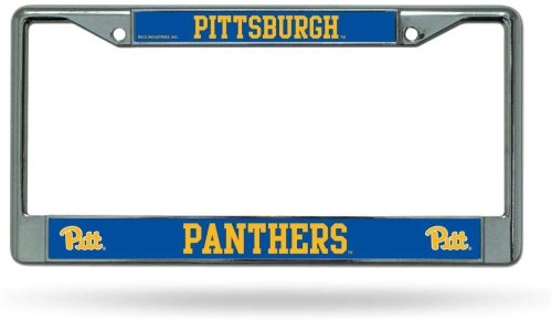 Pitt Panthers Metal License Plate Frame