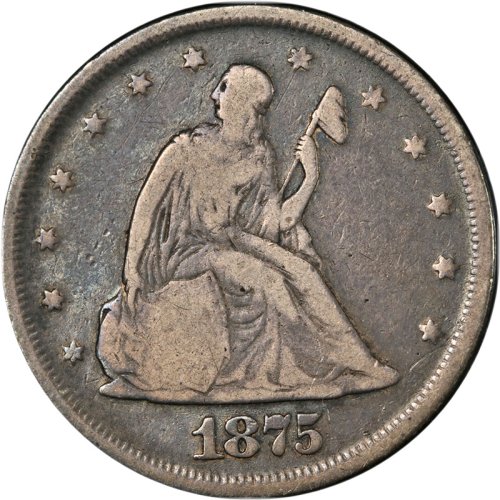 1875-P VG Twenty Cent Piece