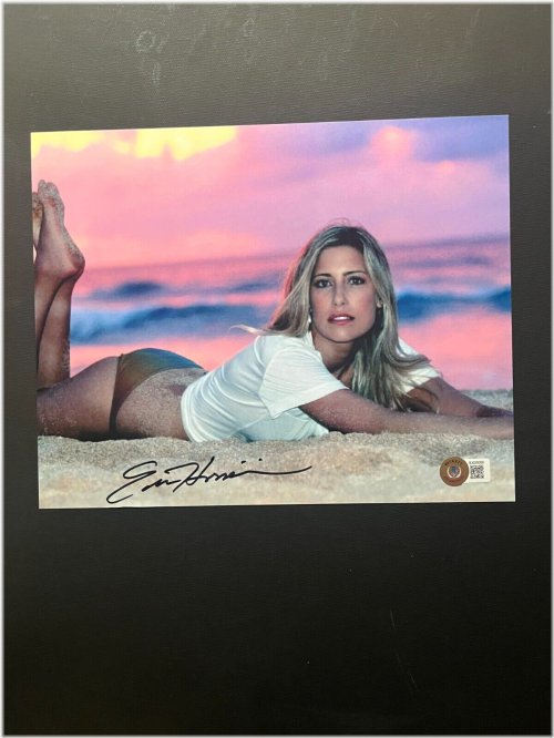 Surfing Sensation: Erica Hosseini Autographed 8x10 Photo with Beckett BAS COA