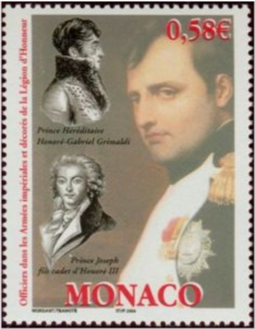 Monaco Prince Joseph Honore IV Stamp (2004)
