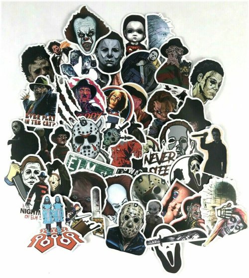 Horror Movie Sticker Collection