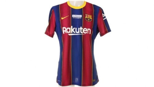 Lionel Messi 2020 Match-Issued Barcelona Soccer Jersey
