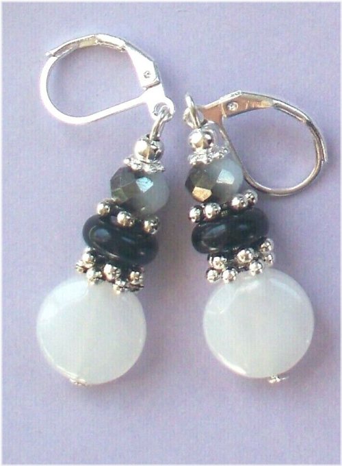 Monochrome Harmony Earrings