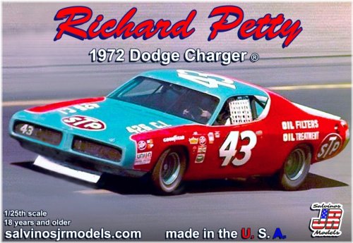 1972 Charger Talladega STP 43 Model Kit