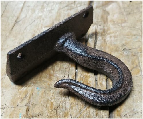 Rustic Cast Iron Grapple Pulley Hook