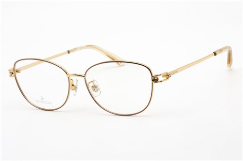 Golden Crystal Sparkle Eyeglass Frames