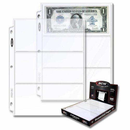 Triple Pocket Currency Organizer Pages