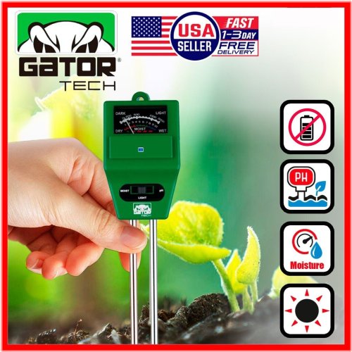 GardenMaster Soil Tester: 3-in-1 Plant Health Monitor for Optimal Growth