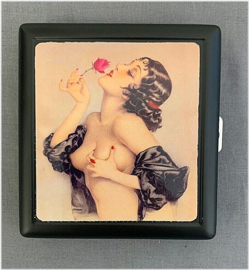 Midnight Pin-Up Cigarette Case