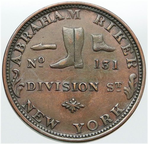 Riker's Patriotic Cent Token