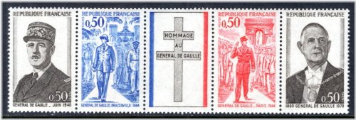 Gaulle's Triumph Stamp Collection