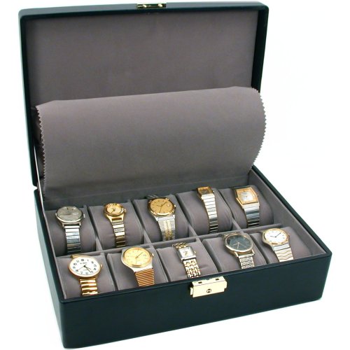 Ebony Watch and Jewelry Organizer