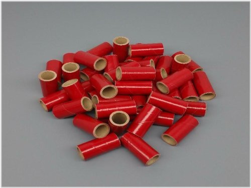 Red Gloss Cardboard Crafting Tubes