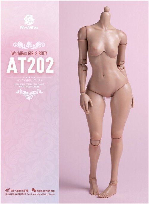 Global Goddess 1/6: Tan Thick Thigh Base Body for Action Figures