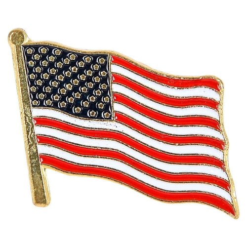 Stars and Stripes Pin - USA-Made, Premium Quality