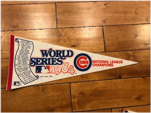 1984 Chicago Cubs NL Champions Roster Pennant