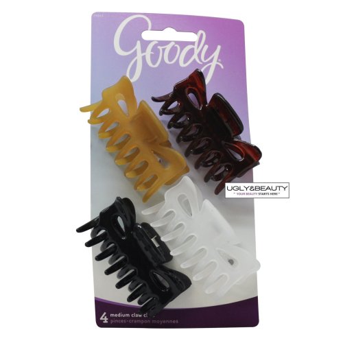 Medium Claw Clips Set - 4 Pieces by Goody