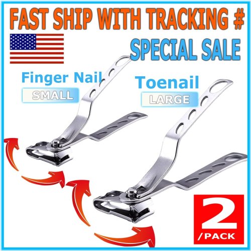 PrecisionPro Toenail Clippers - Heavy Duty Scissors for Thick and Ingrown Nails