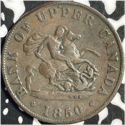 Upper Canada Half Penny Token - Lot#D8456