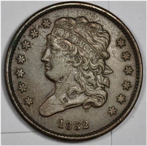 Crisp Heritage Half Cent