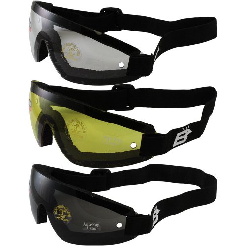 Skydive Vision Set - Yellow, Clear, and Smoke Lenses