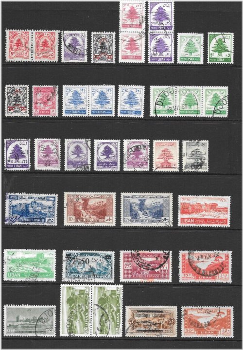 Lebanese Stamp Collection: 1926-1961