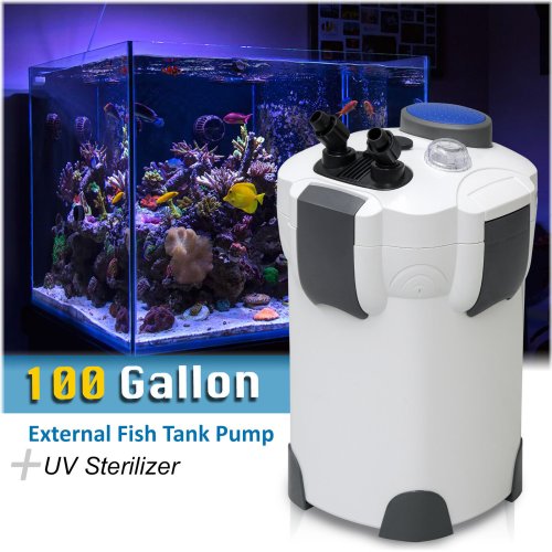 Aquarium Pro Canister Filter with UV Sterilizer