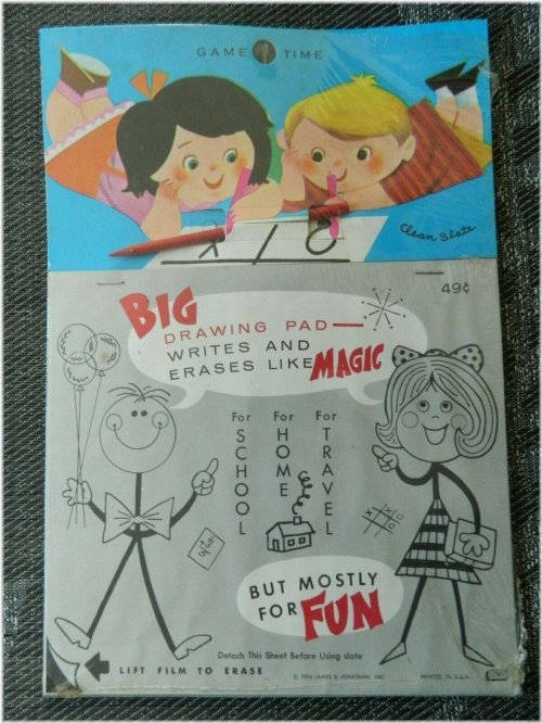 Game Time Erasable Drawing Pad
