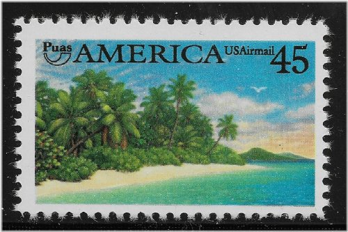 Tropical Coast Air Mail 45c Stamp