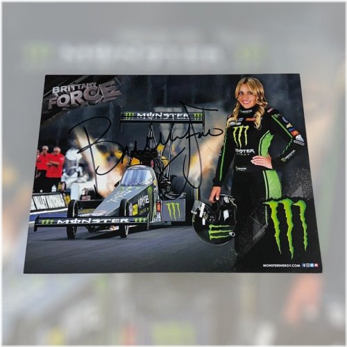 Brittany Force Autographed Top Fuel Champion Photo