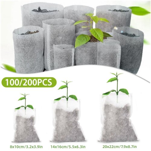 EcoGrow Planting Bags - Sustainable Seedling Pots and Nursery Bags