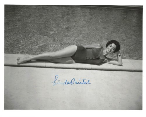 Linda Cristal Signed 8x10 Photo with PSA DNA Certification