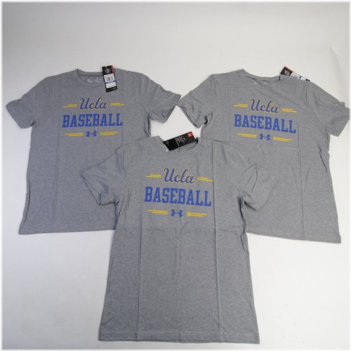 UCLA Bruins Youth HeatGear Gray Short Sleeve Shirt by Under Armour