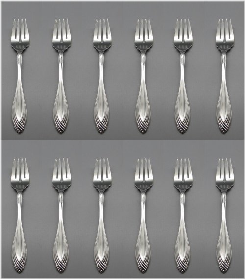 Elegant Heiress Salad Forks - Set of Twelve