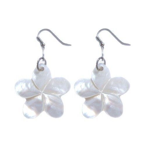 Plumeria Shell Earrings