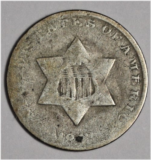 Silver Trime - Circulated 1853