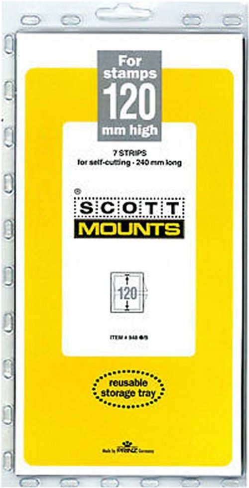 Scott Strip Mounts - Pack of 7, Black (120x240 120mm)