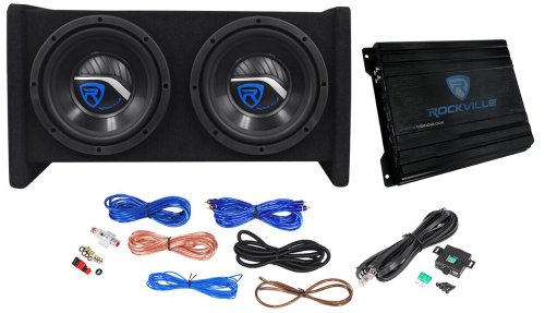 Rockville Dual 8-Inch Car Audio System