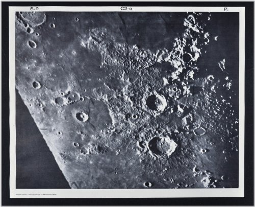 Lunar Moon Observatory Map - 1960 Caucasus C2-e & Pic Du Midi Crater