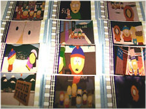 South Park Animation Film Cell Collection - 12 Authentic Memorabilia Pieces