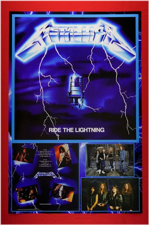 Metallica Band Members Album Promo Poster