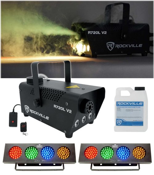 Rainbow Party Light Kit with Bonus Fog Machine