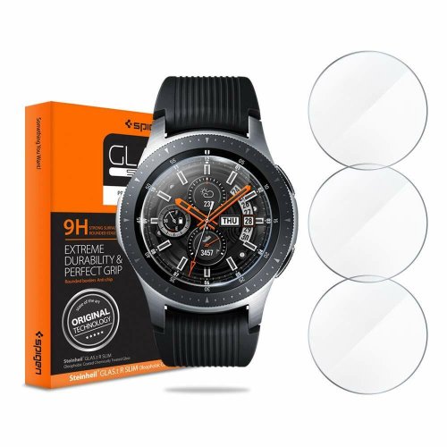 Glas.tR Slim Shield: 3-Pack Screen Protectors for Galaxy Watch (46mm)