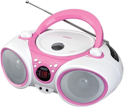 Jensen Sport Stereo CD Player Pink