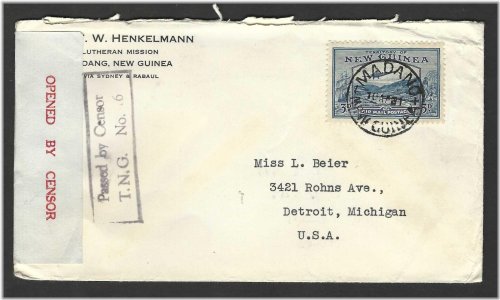 Pacific Blue Airmail Stamp of 1931